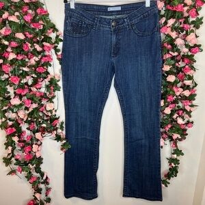 Lee Dark Wash Blue Slender Secret Lower on the Waist 10 Short Casual Denim